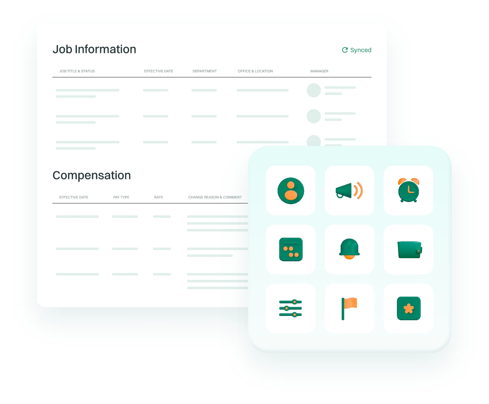 briohr platform job information column